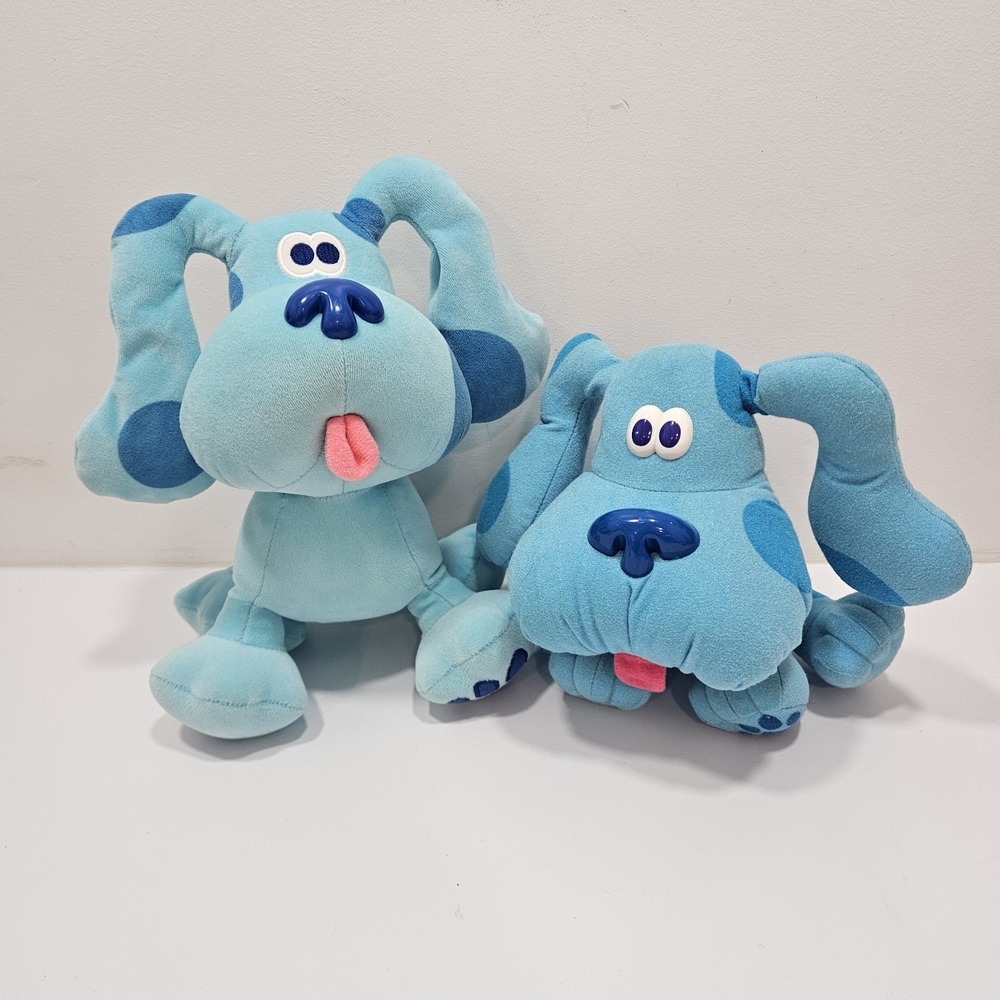 Vintage 90s Blues‎ Clues Plush Lot Of 2 Tyco Eden Nickelodeon